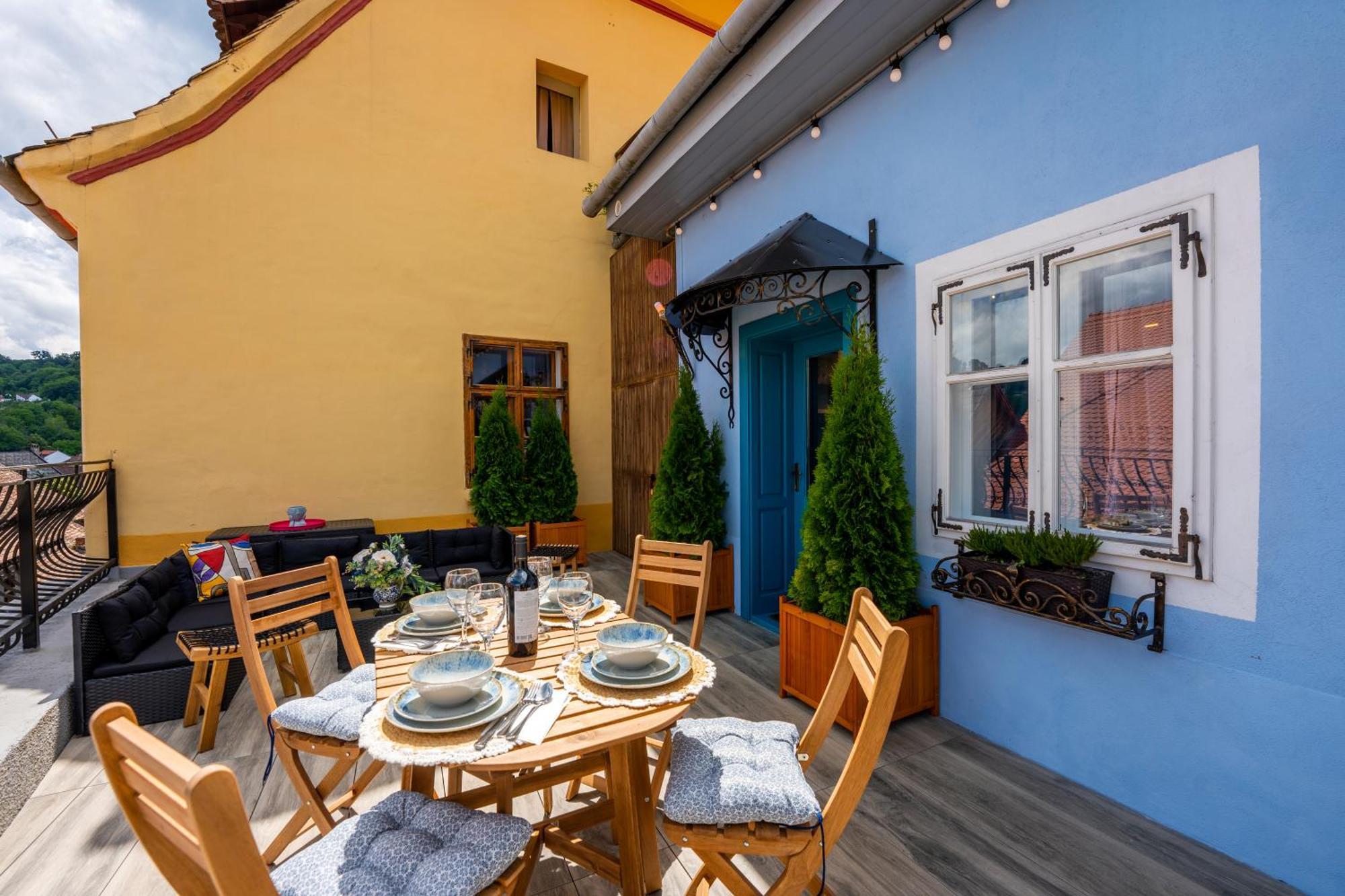 Apartamento Casa Albastra By Casa Otto Sighişoara Exterior foto